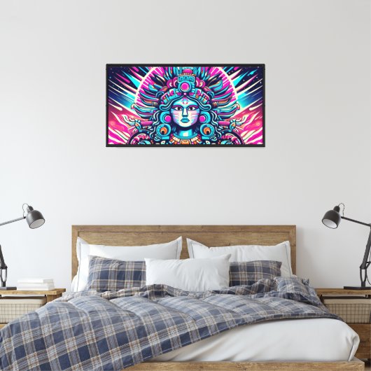 Chīmalmā 8 canvas afdruk (Insitu (Slaapkamer))
