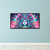 Chīmalmā 8 canvas afdruk (Insitu (Houten vloer))