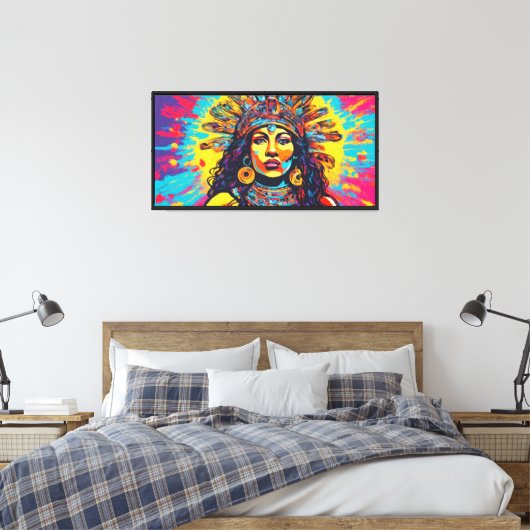 Chīmalmā Godin van de vruchtbaarheid 4 Canvas Afdruk (Insitu (Slaapkamer))