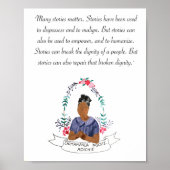 Chimamanda Ngozi Adichie Poster (Voorkant)