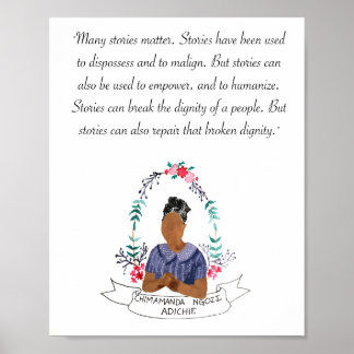 Chimamanda Ngozi Adichie Poster