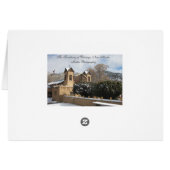 Chimayo New Mexico-kerstkaart (Achterkant Horizontaal)