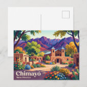 Chimayó, New Mexico VS Briefkaart (Voorkant / Achterkant)