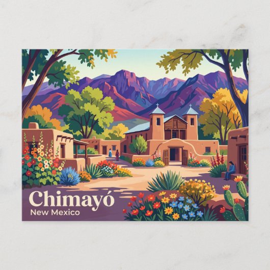 Chimayó, New Mexico VS Briefkaart (Voorkant)
