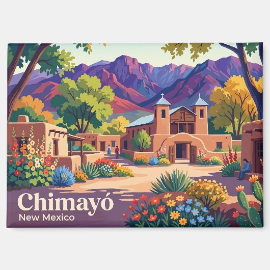 Chimayó, New Mexico VS Magneet (Voorkant)