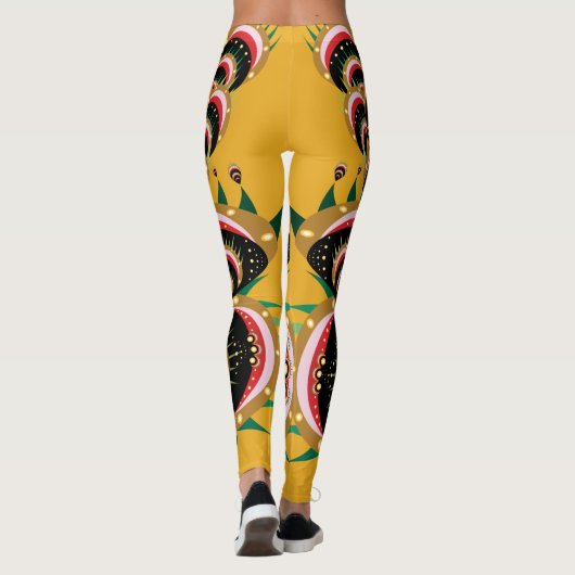 Chimera - All-Over-Print Leggings voor visvogels (Achterkant)