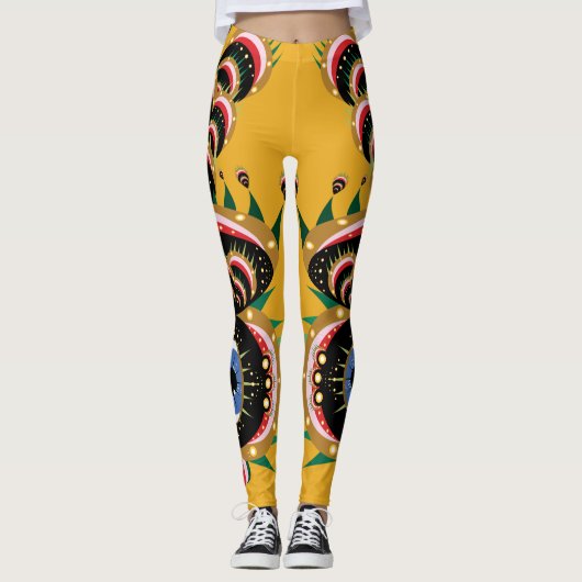 Chimera - All-Over-Print Leggings voor visvogels (Voorkant)