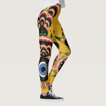 Chimera - All-Over-Print Leggings voor visvogels