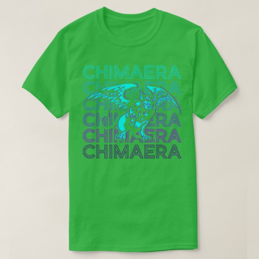 Chimera Ancient Greek Mythology Retro Gift T-shirt (Design voorkant)