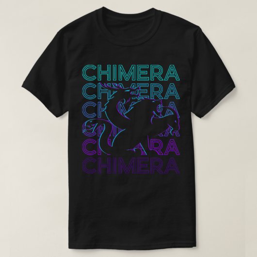 Chimera Ancient Greek Mythology Retro Gift T-shirt (Design voorkant)