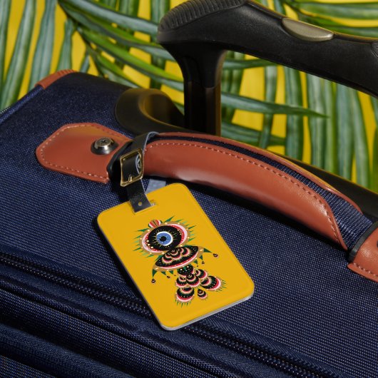 Chimera - Bagagelabel van visvogels (Voorkant Insitu 1)