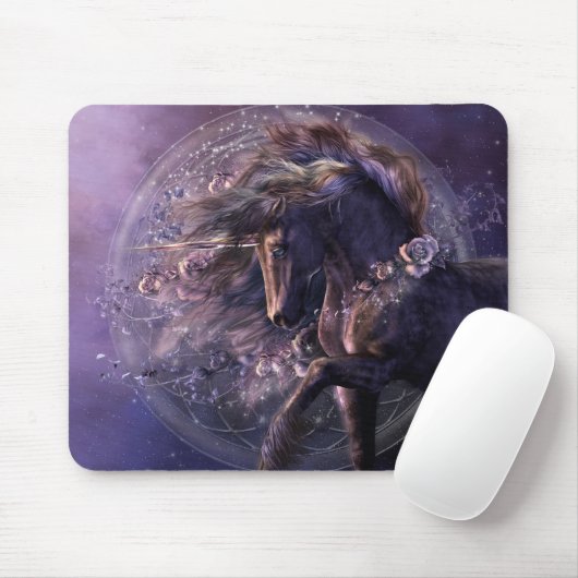 Chimera Black Roos Mousepad Muismat (Met muis)