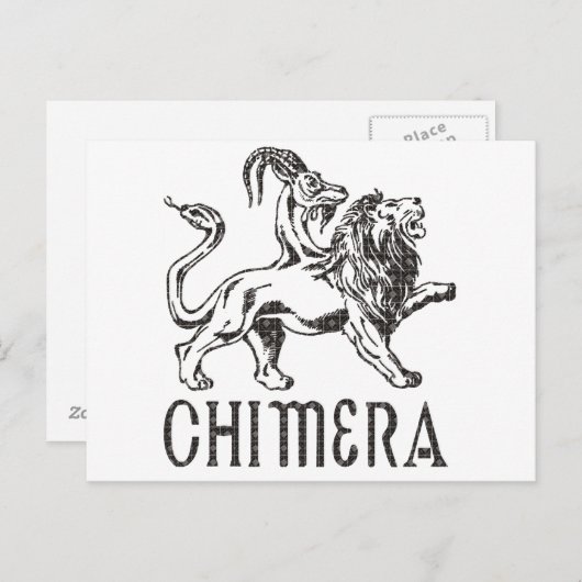 Chimera Briefkaart (Voorkant / Achterkant)
