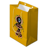 Chimera - Fish Bird Medium Gift Bag Cadeauzakje (Voorkant Gekanteld)