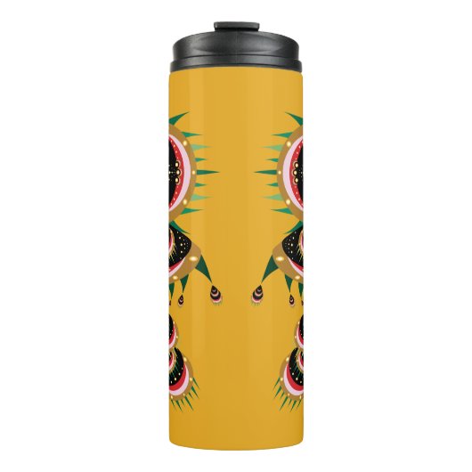Chimera - Fish Bird Thermal Travel Tumbler Thermosbeker (Voorkant)