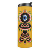 Chimera - Fish Bird Thermal Travel Tumbler Thermosbeker (Gedraaid links)