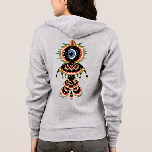 Chimera - Fish Bird Zip Hoodie (Achterkant)