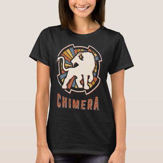 Chimera Klassieke Retro Love T-shirt (Voorkant)