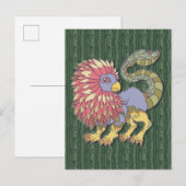 Chimera Monster Briefkaart (Voorkant / Achterkant)