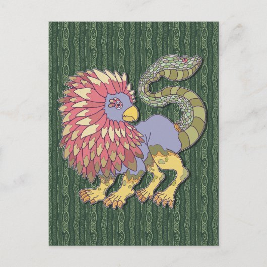 Chimera Monster Briefkaart (Voorkant)