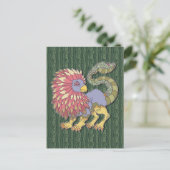 Chimera Monster Briefkaart (Staand voorkant)