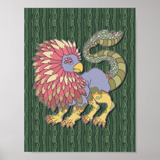Chimera Monster Poster (Voorkant)