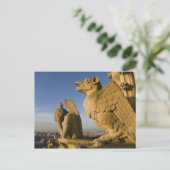Chimera op de gevel van de kathedraal van Notre Da Briefkaart (Staand voorkant)