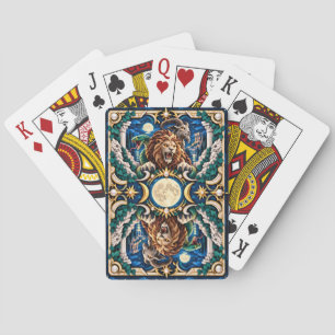 Chimera, Papieren Uitgesneden Monster Pokerkaarten