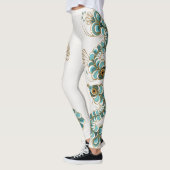 Chimera - Peacock Seahorse All-Over-Print Leggings (Links)