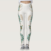 Chimera - Peacock Seahorse All-Over-Print Leggings (Voorkant)