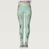 Chimera - Peacock Seahorse All-Over-Print Leggings (Voorkant)