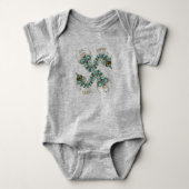 Chimera - Peacock Seahorse Baby one-Piece Bodysuit (Voorkant)