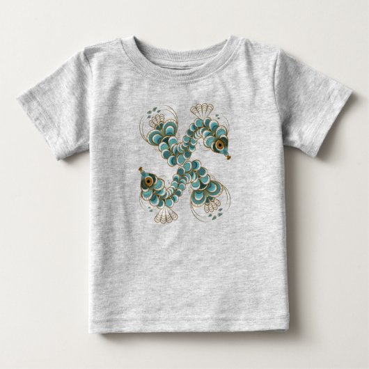 Chimera - Peacock Seahorse Baby T-Shirt (Voorkant)