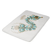 Chimera - Peacock Seahorse Bath Mat (Gekanteld)