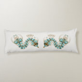 Chimera - Peacock Seahorse body Pillow Lichaamskussen (Achterkant)