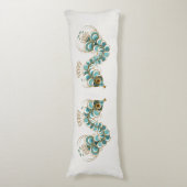 Chimera - Peacock Seahorse body Pillow Lichaamskussen (Voorkant Verticaal)