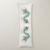 Chimera - Peacock Seahorse body Pillow Lichaamskussen (Achterkant (Verticaal))