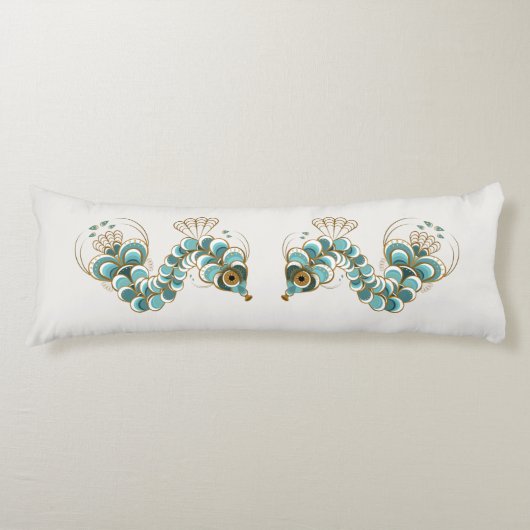 Chimera - Peacock Seahorse body Pillow Lichaamskussen (Voorkant)