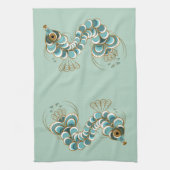 Chimera - Peacock Seahorse Kitchen Towel Theedoek (Verticaal)