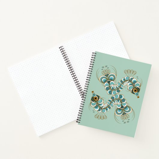 Chimera - Peacock Seahorse Notitieboek (Binnen)