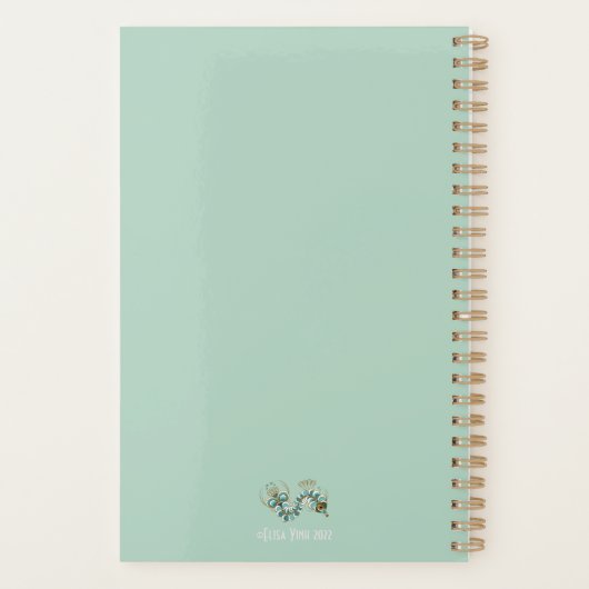 Chimera - Peacock Seahorse Planner (Achterkant)