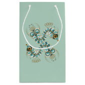 Chimera - Peacock Seahorse Small Gift Bag Klein Cadeauzakje (Achterkant)