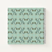 Chimera - Peacock Seahorse Square Notitieboek (Achterkant)