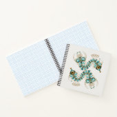 Chimera - Peacock Seahorse Square Notitieboek (Binnen)