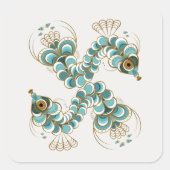 Chimera - Peacock Seahorse Sticker (Voorkant)