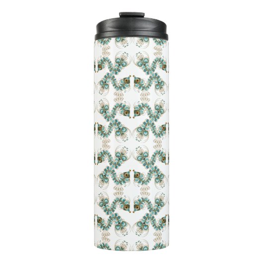 Chimera - Peacock Seahorse Thermal Travel Tumbler Thermosbeker (Voorkant)