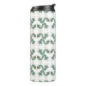 Chimera - Peacock Seahorse Thermal Travel Tumbler Thermosbeker (Gedraaid links)
