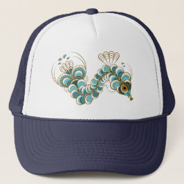 Chimera - Peacock Seahorse Trucker Hat (12 kleuren Pet