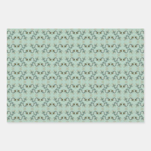 Chimera - Peacock Seahorse Wrapping Paper (Voorkant)