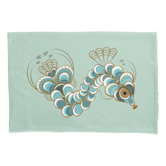 Chimera - Peacock - standaardmodelproefgevallen Kussensloop (Voorkant-Links)